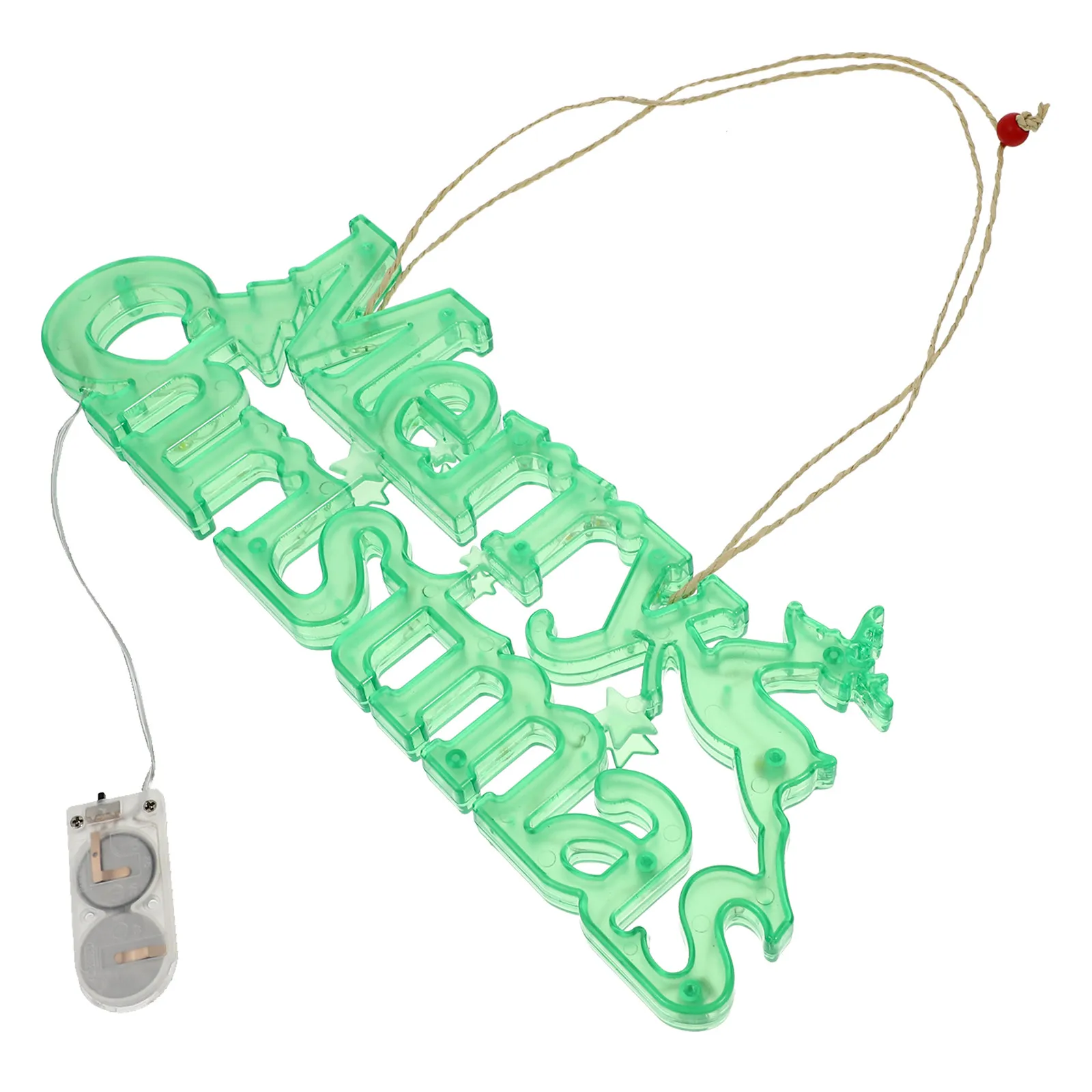 

Creative Christmas Garland Light Board with Merry Christmas Design for Party Decorations Hanging Light Festive Atmosphere