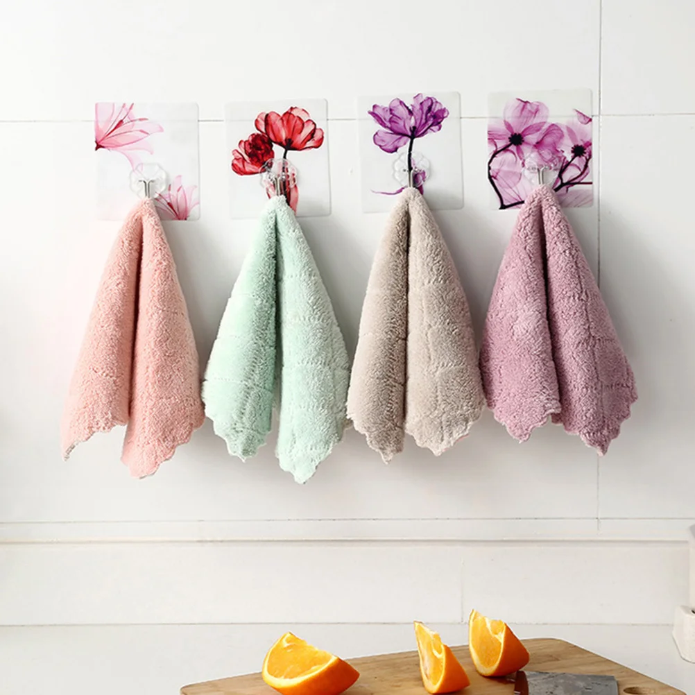 

20Pcs Durable Kitchen Scrub Towels High-Quality Fiber Dishcloths Strong Water Absorption Easy Decontamination Washing Cloths
