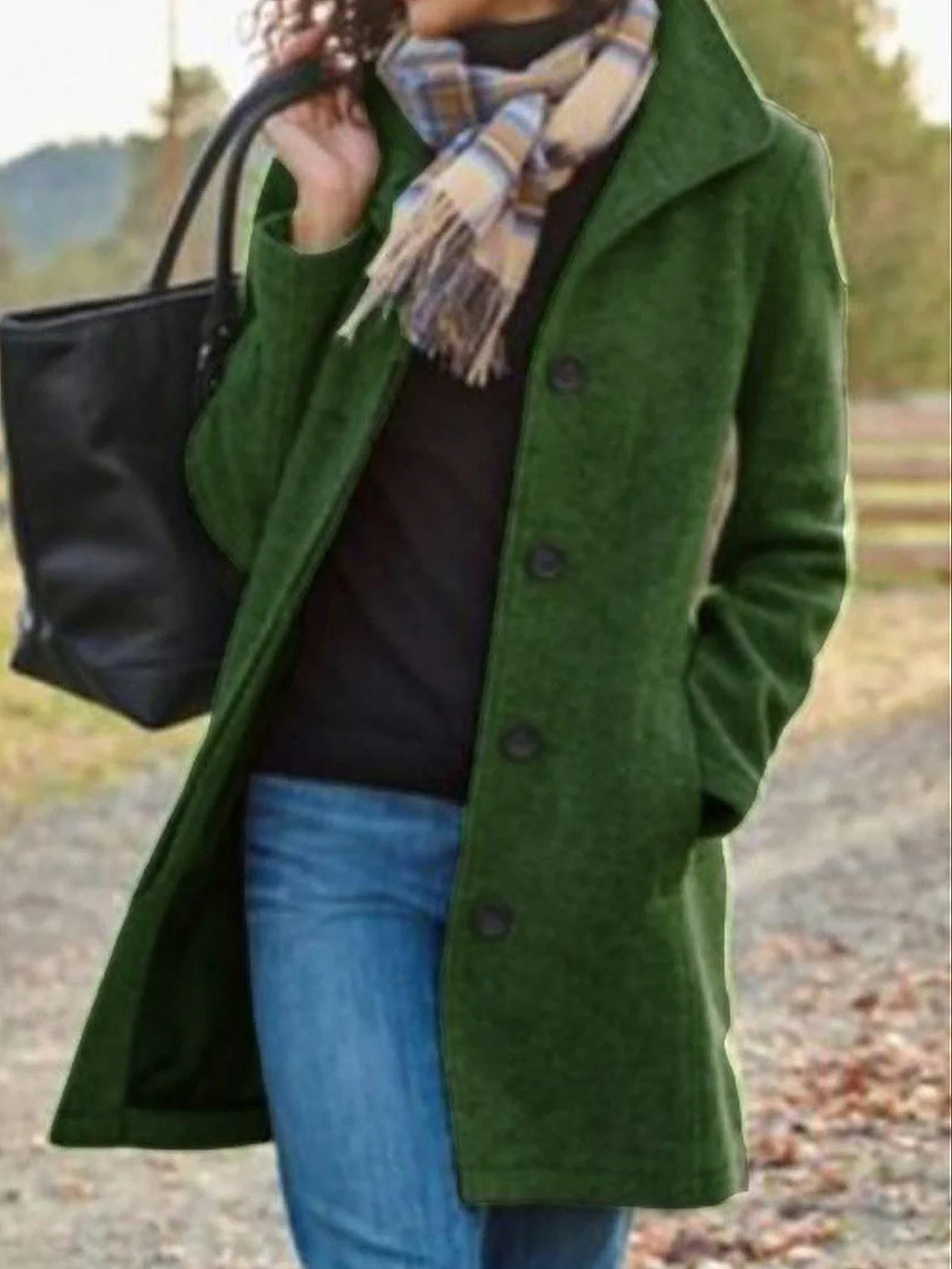 

Autumn Blazers 2025 Women's Casual Plain Long Sleeve Stand Collar Single Breasted Office Lady Blazers