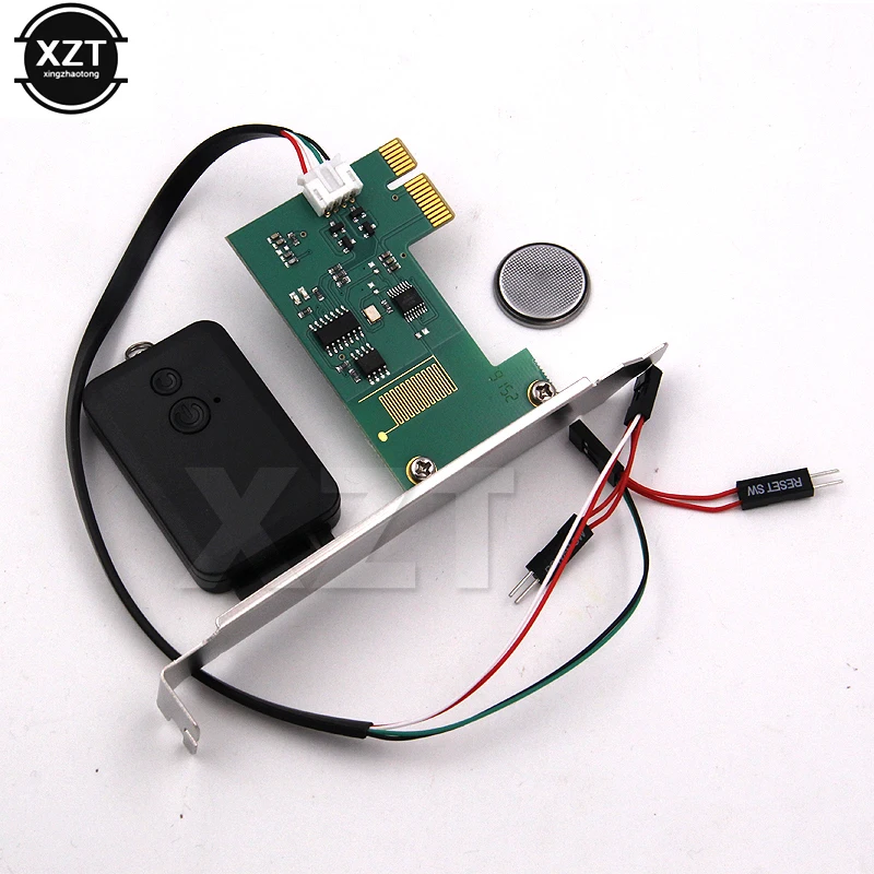 NEWEST Mini PCI-e Desktop PC Remote Controller 20m Wireless Restart Switch Turn On/OFF For Desktop Computer Hot Sale