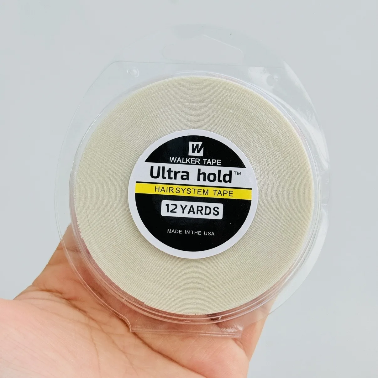 3/12 ياردة أبيض على الوجهين شعر مستعار لاصق تثبيت الشعر الدانتيل الجبهة حزام الشعر التمديد الشريط شعر مستعار أداة التصميم