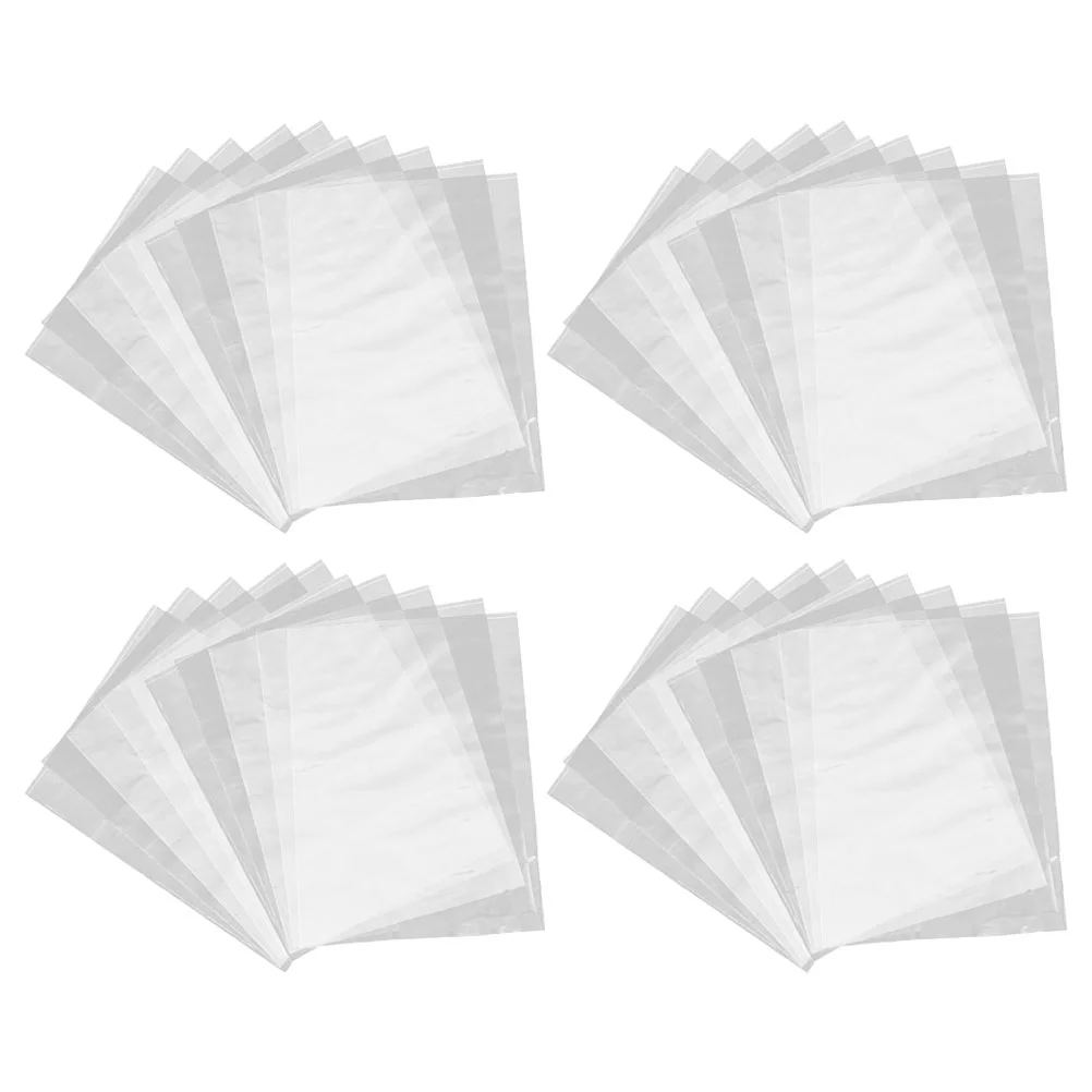 100 Pcs Shrink Wrap Bags Heat Shrinkable Film Shoes Pvc Household Crafts Sealing for Gift Baskets