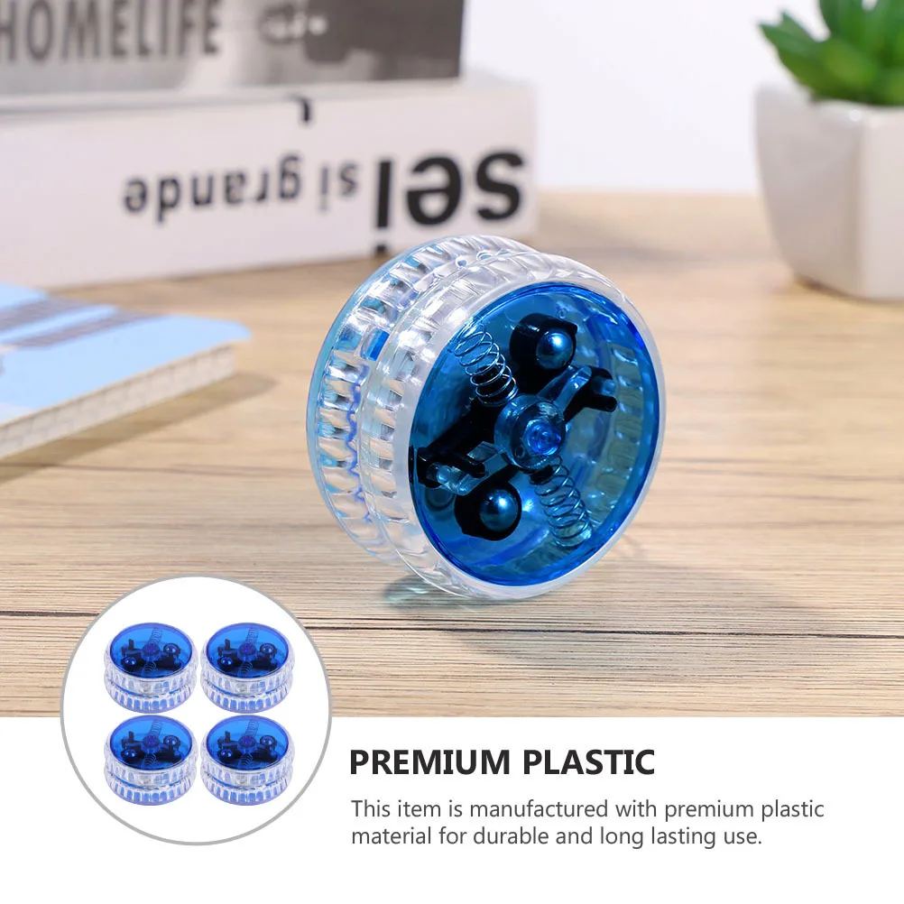 

4Pcs LED Light Yo-Yo Balls Colorful Luminous Portable Kids Outdoor Hand-Eye Coordination LED Light Yo-Yo Balls