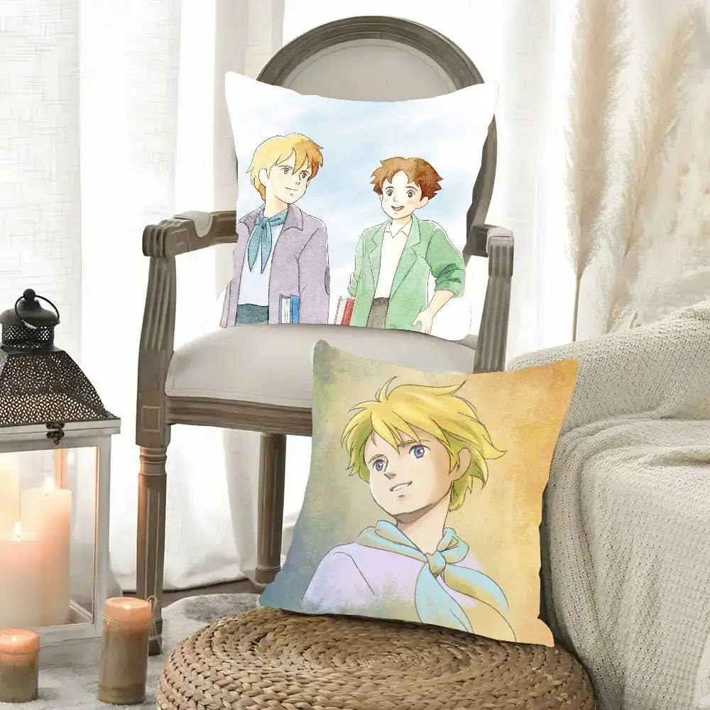 Anime R-Romeo No Aoi Sora Pillow Case Fashion Square Pillowcase Bedroom Sofa Room Ins Decoration Leisure