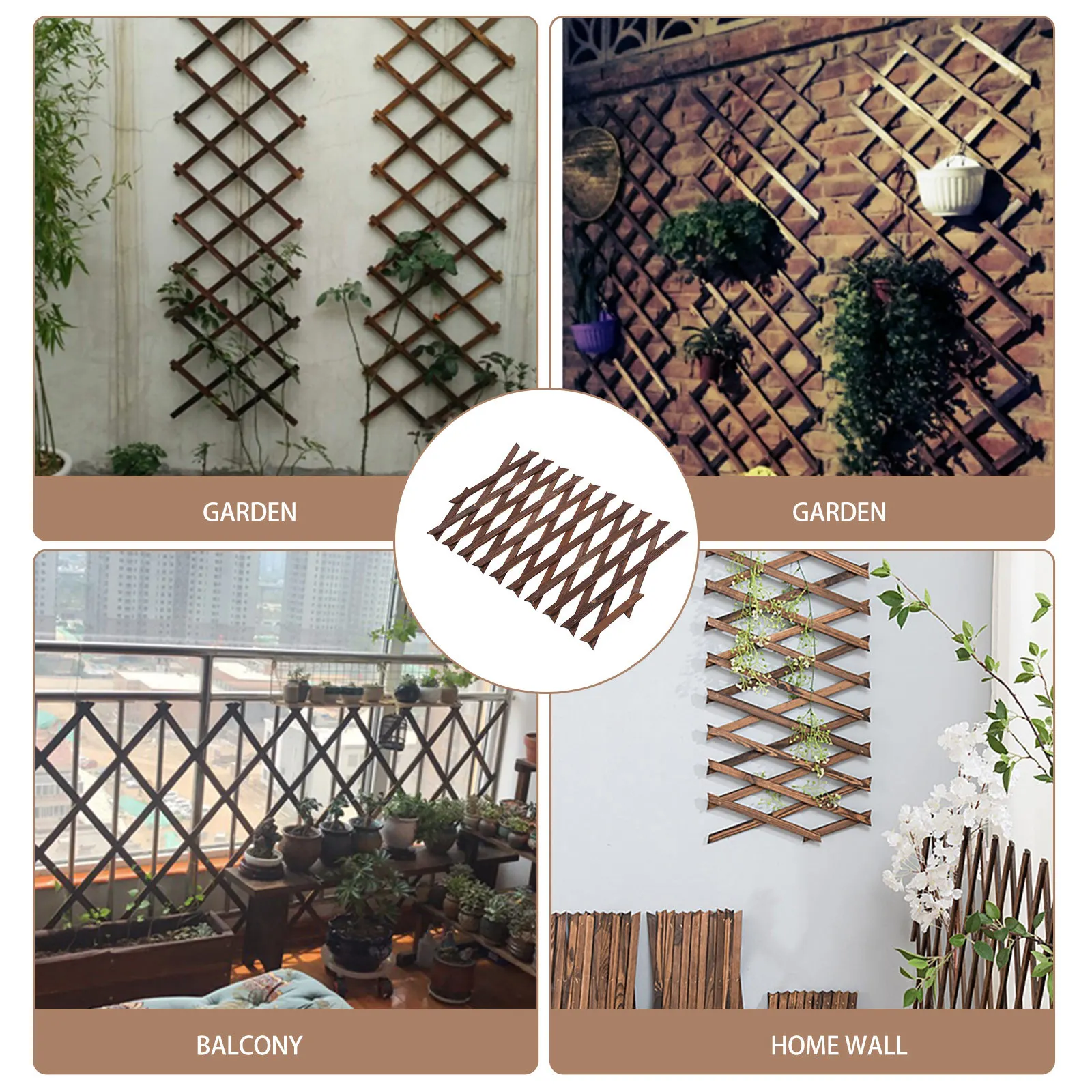 

Wooden High Quality Durable Garden For Outdoor Yard Decor Landscape Scene Garden Decoration Courtyard Gardening Fence Outdoor