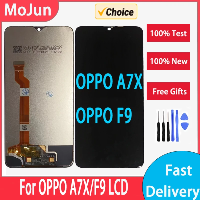 LCD Display For OPPO A7X F9 LCD Display Touch Screen Digitizer Assembly For OPPO A7X F9 LCD Screen Replacement