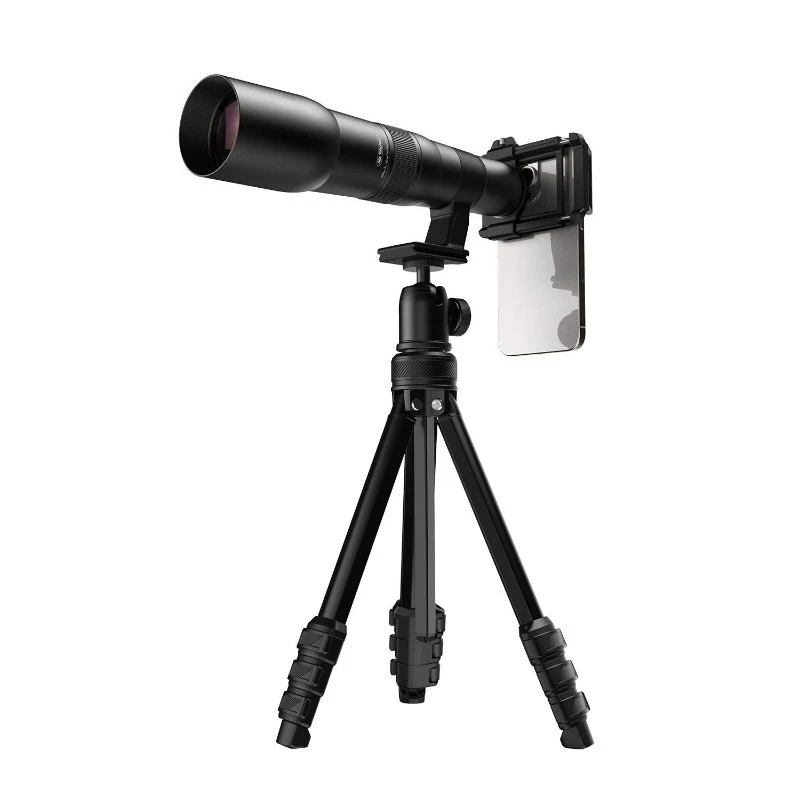 Mobile phone shooting set Selfie mirror Starlight mirror Remote control 36x tall tube External focusing Fishing Wide-angle
