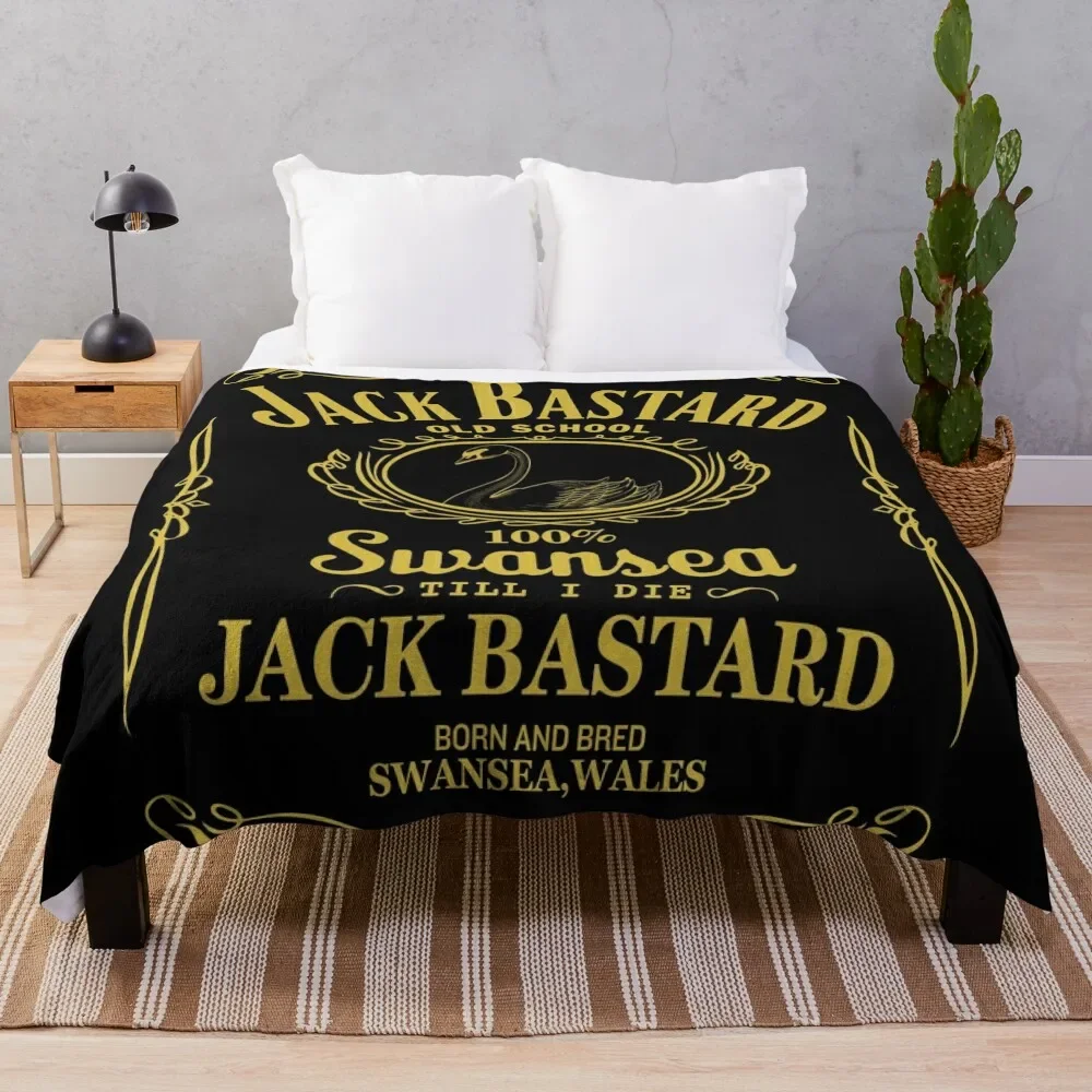 SWANSEA - JACK BASTARD GOLD Throw Blanket Nap Designers Blankets