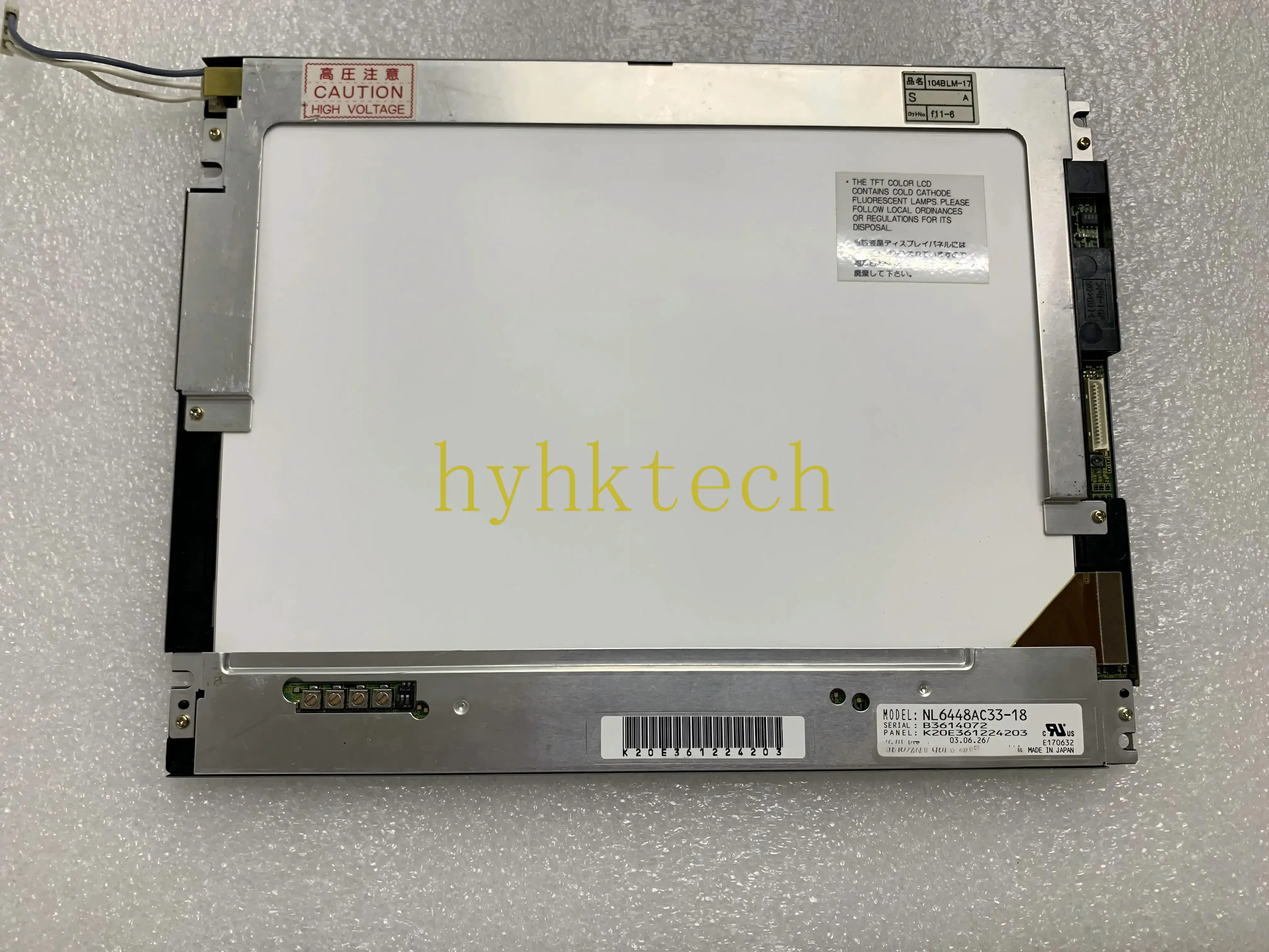 NL6448AC33-18  NL6448AC33-27 10.4 INCH Industrial LCD,new&A+ in stock, tested before shipment