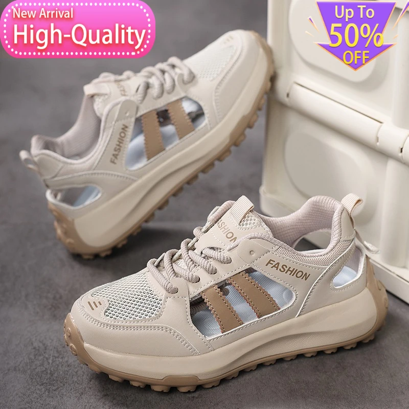 Summer Hot Selling Anti Slip Womens Sports Shoes Versatile and Simple Comfortable Running Shoes Daily Street Walking Shoes