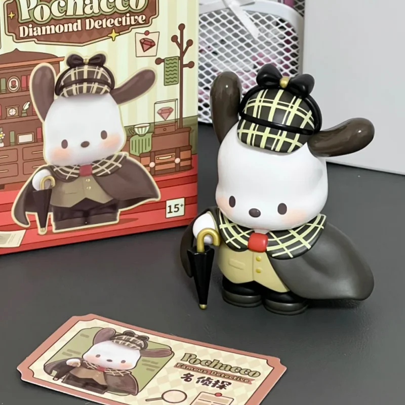 

Genuine Sanrio Pochacco Diamond Detective Series Blind Box Exquisite And Interesting Toys Mysterious Box Kawaii Gift Popular Toy