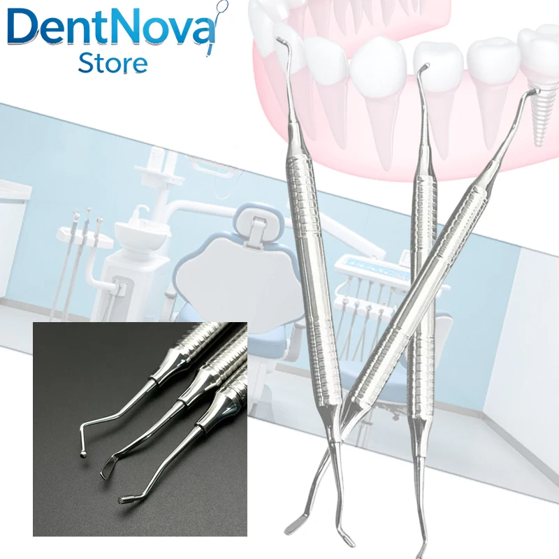 

Dental Composite Filling Spatula Double-Ended Stainless Steel Anti-Rust for Dentist Lab Restoration Tool