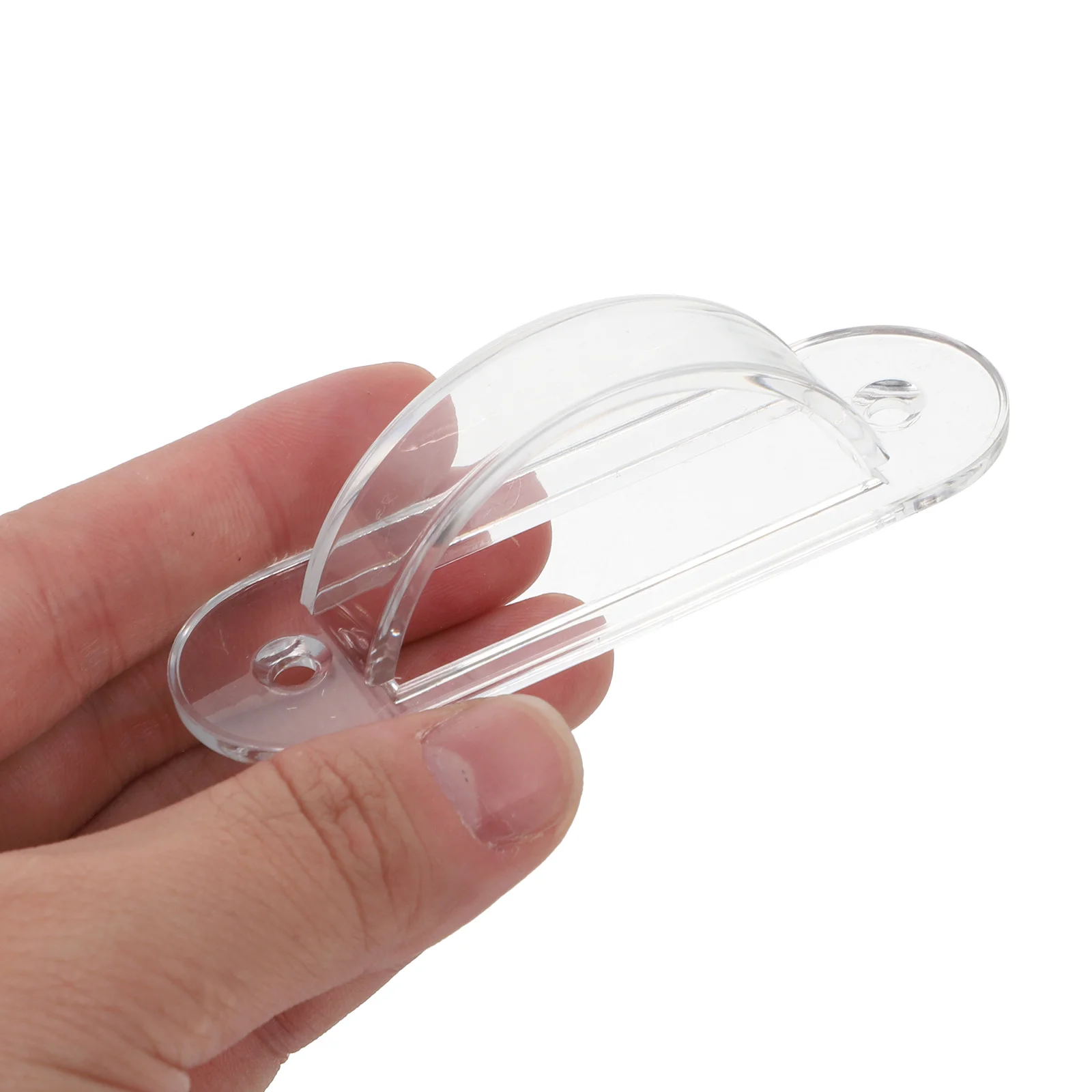 4Pcs Protective Switch Cover Transparent Child Safety Guard for Wall Light Outlet Rocker Plate Electrical Proof Lock