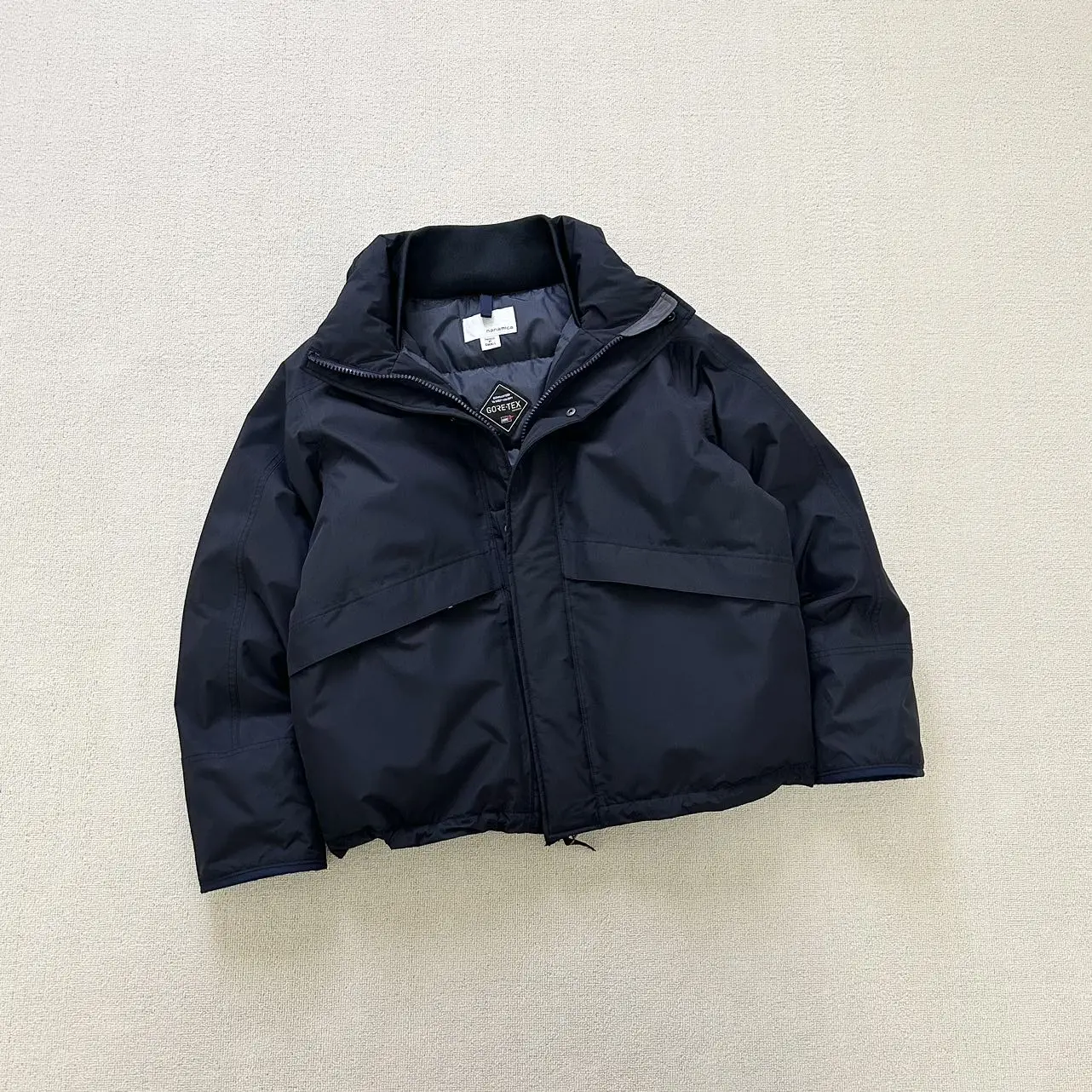 

NANAMICA TEX Mountain Retro Short Stand-Up Collar Tooling Down Jacket 354