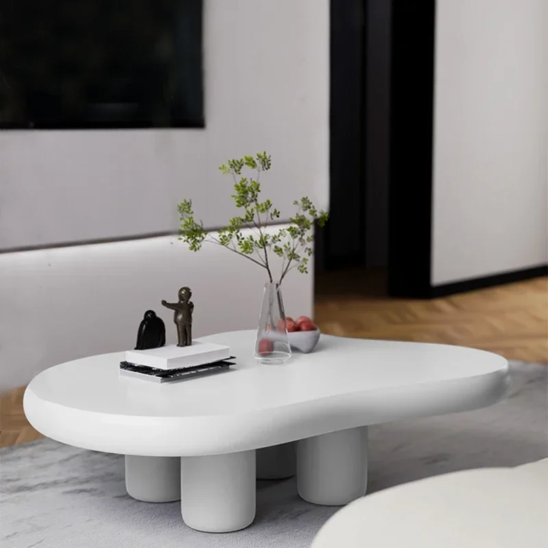 Living Minimalist Coffee Table White Nightstand Entryways Cloud Coffee Table Console Sofa Meuble De Salon Garden Furniture