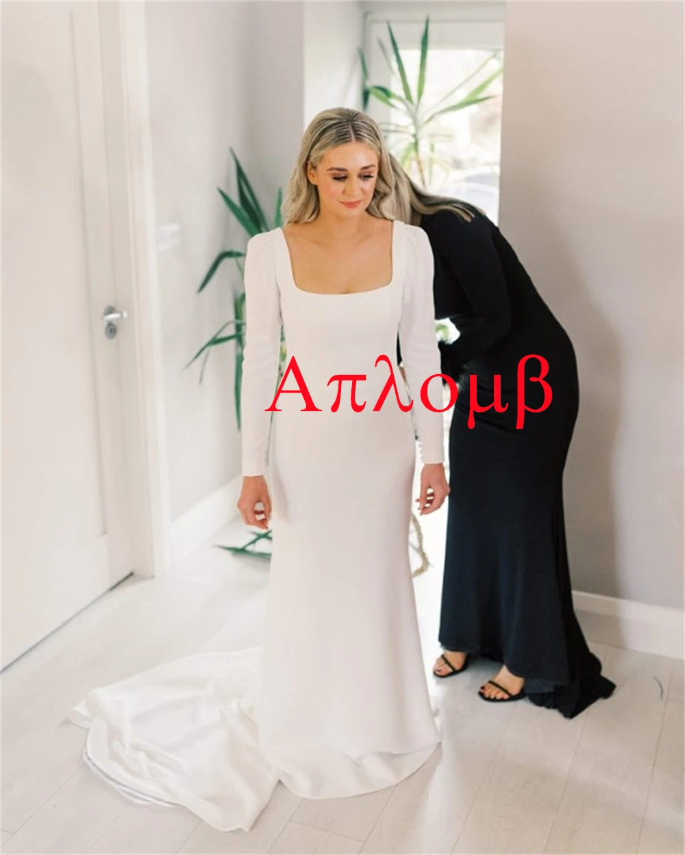 Customized Classic White Satin Wedding Dress Modern Strapless Off the Shoulder Sleeves Bridal Gowns Chapel Train Bridal Gowns