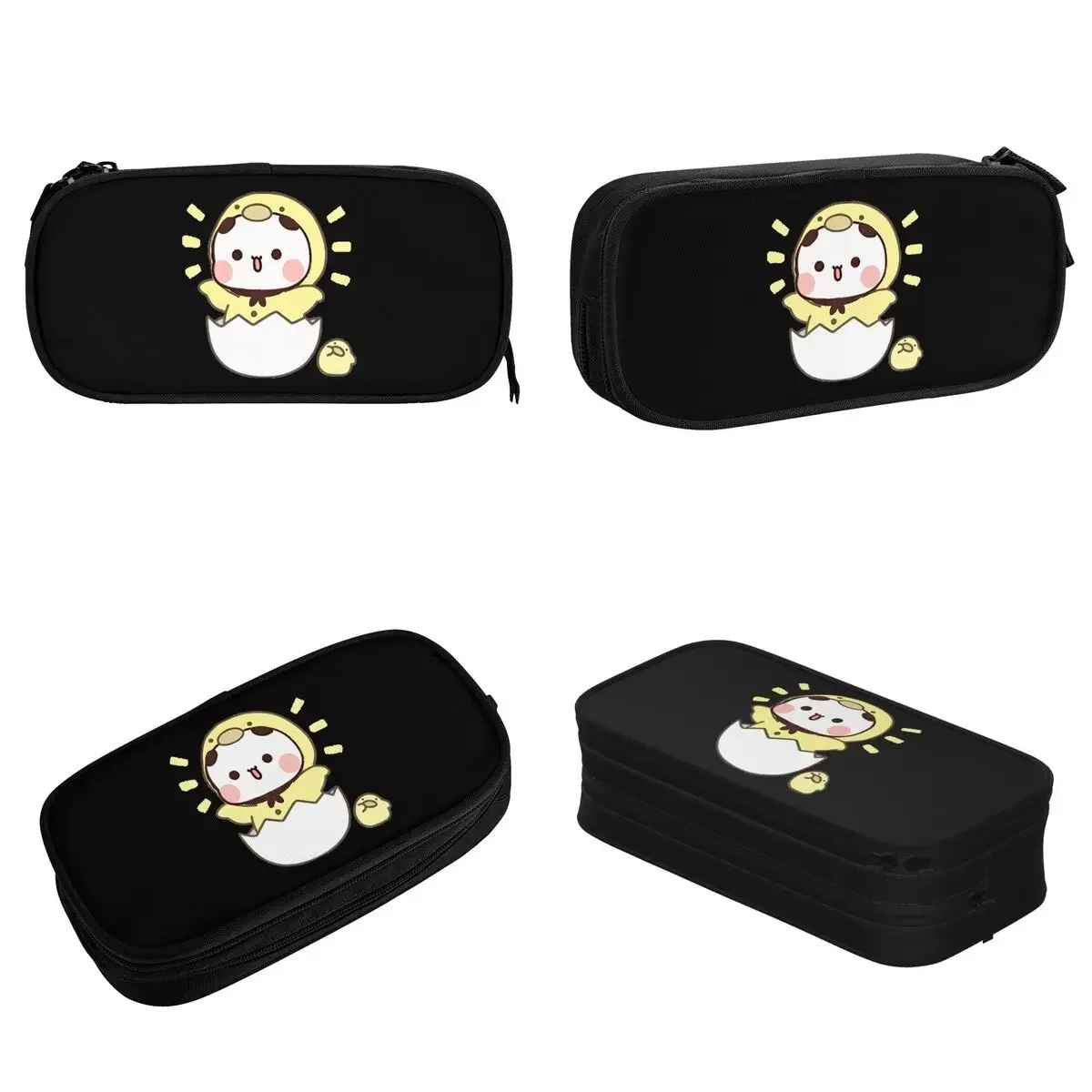 Fashion Cute Little Chicken Bubu Open Dudu Pencil Cases Panda Bear Pencilcases Pen Box Student Big Bag Office Gifts Stationery