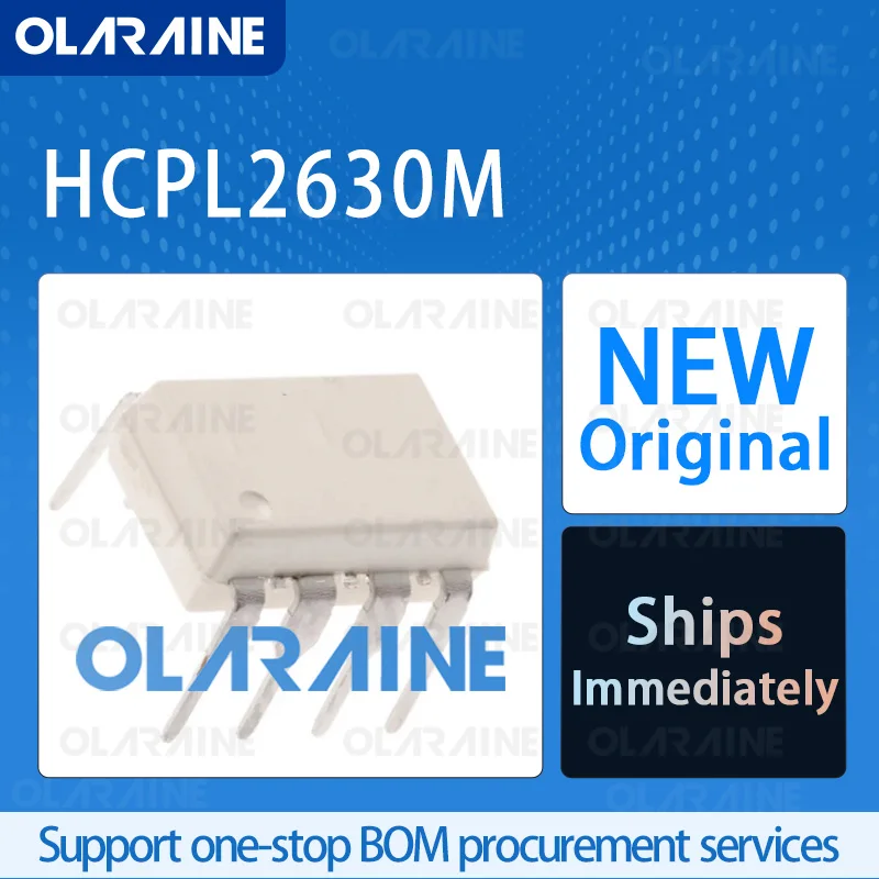 

1/5/10Pcs HCPL2630M DIP-8 original 100% New ic chip Logic output optocoupler 2 Channel If - 10 mA Vf -1.4 V Pd- 60 mW