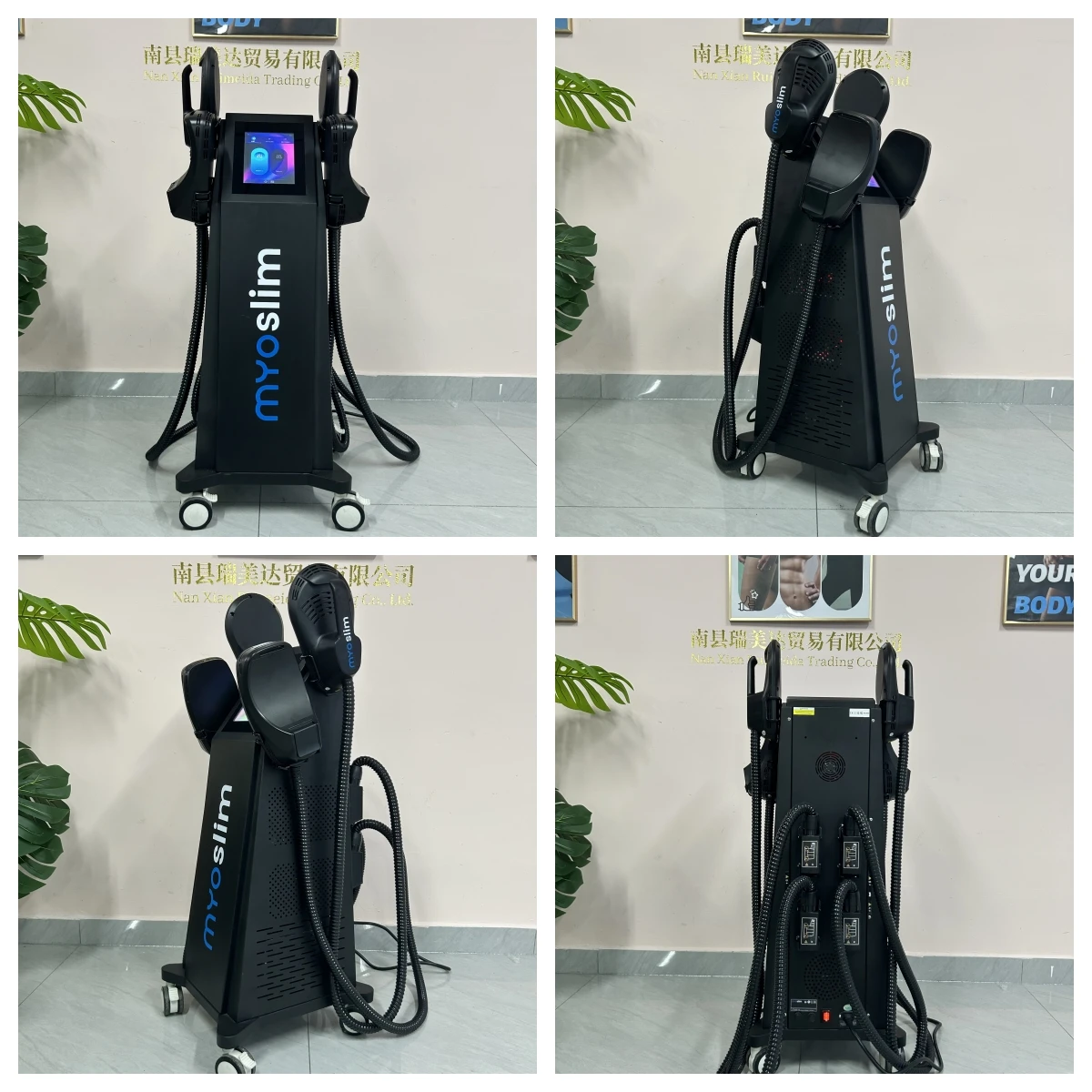 EMS Body Sculpt Muscle Building Machine MYOslim 8500W Fat Burning Abdominal Sculpting Weight Loss Muscle Machine for Fitness