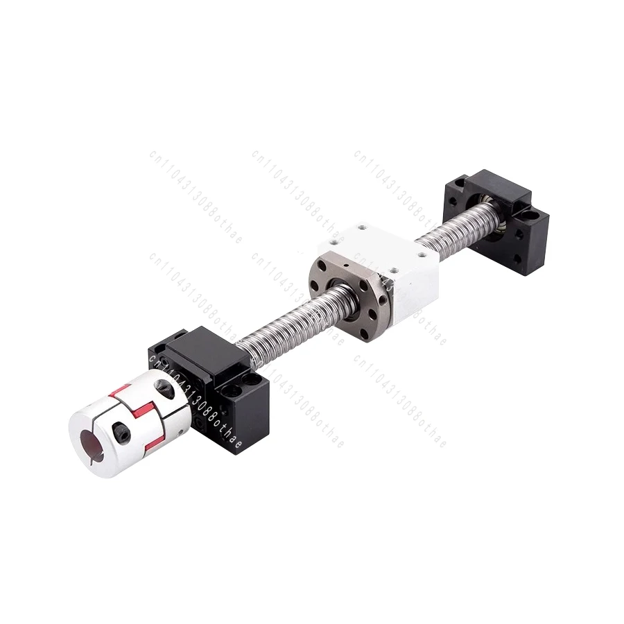100-1150mm SFU2504 DFU2505 SFS2510 BKBF DSG Coupling Support Fixed High Precision Ball Screw with Nut End Machined Length