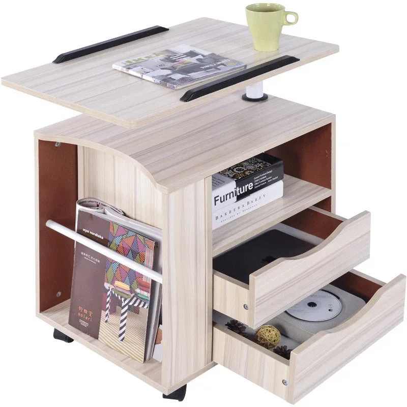 

Computer desk bedside table, removable bedroom side cabinet, multi-function locker
