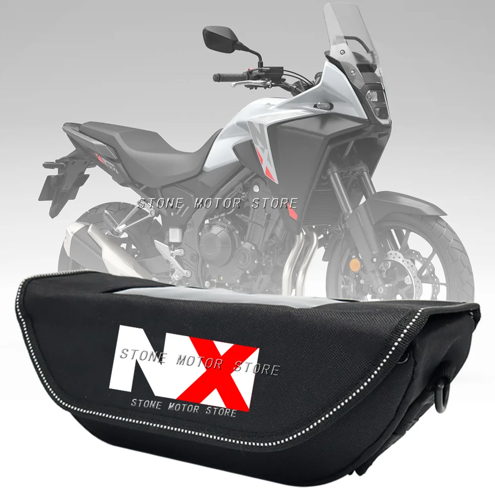 For Honda NX500 NX 500 2024 Motorcycle Handlebar Bag Waterproof Handlebar Travel Navigation Bag