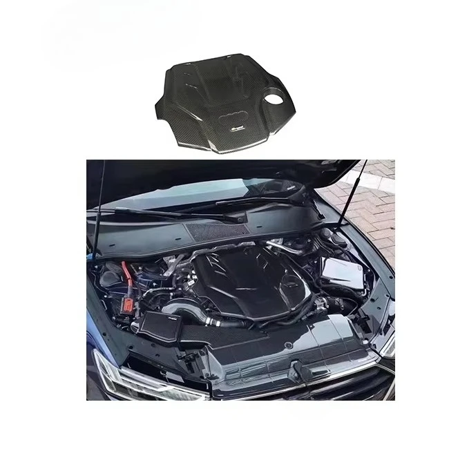 

S4/S5/A6/A7/S6/S7/RS4/RS5 2.9T 3.0T 3k Twill Carbon Braided Gloss Dry Carbon Fiber Hood