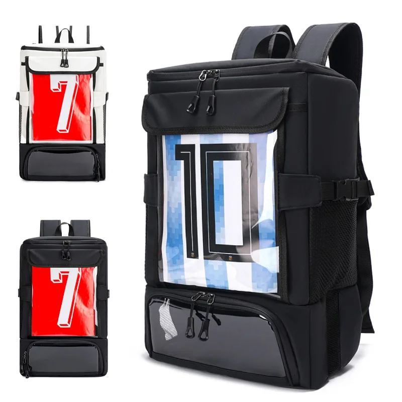 Fashionable Backpacks for Sports Training Unisex Football Gym Bag with Dedicated Shoe Storage Large Travel Backpack
