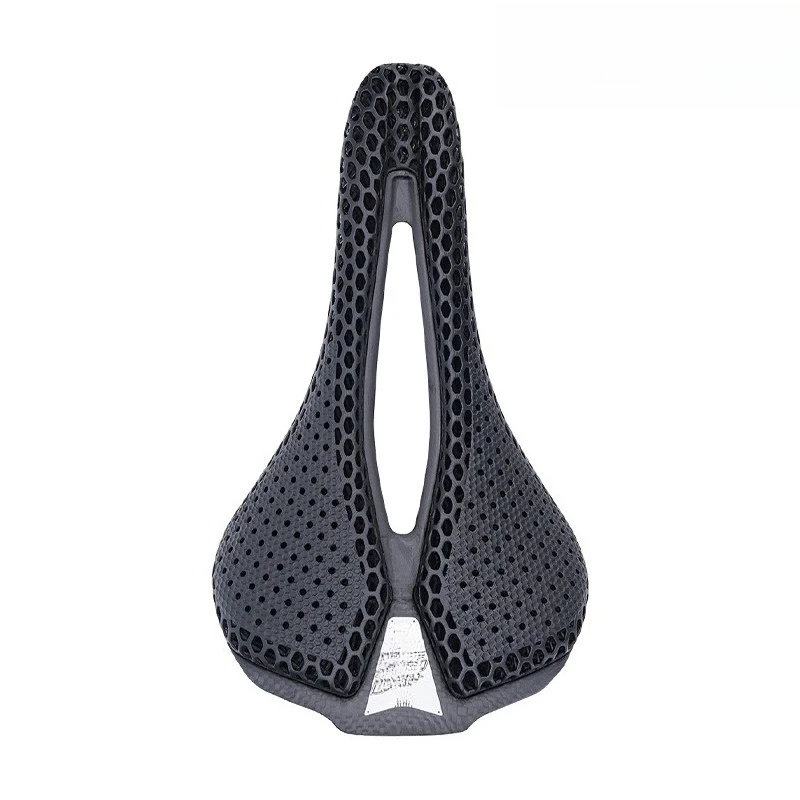 

Bicycle 3D printed seat cushion, road mountain bike comfort shock absorbing carbon fiber saddle, riding gear