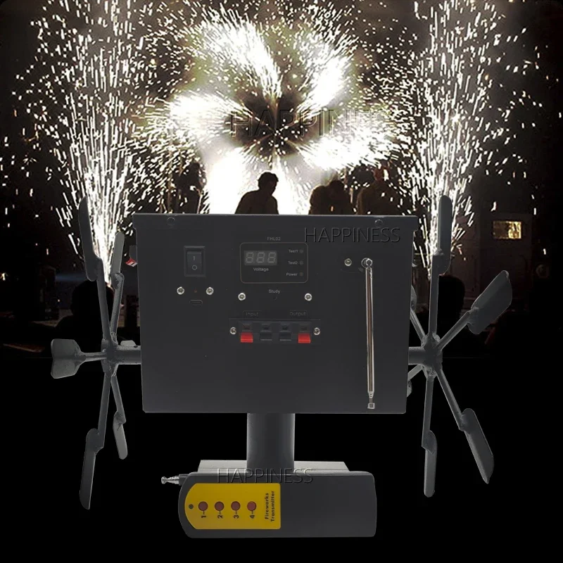 CE Certification Cold Spark Machine Pyro Remote Wire Control Firing Systems  For Stage Fountains And Wedding Party Fireworks