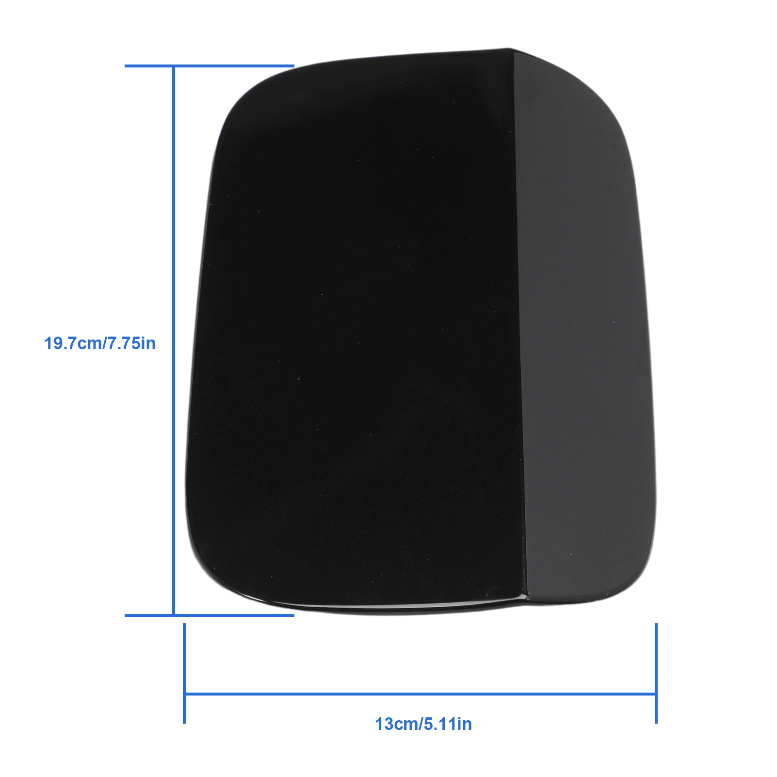 Fuel Gas Tank Door Cover Caps Filler Lid Cover Replacement 561809857 For Volkswagen VW Passat 2012-2018 Gloss Black