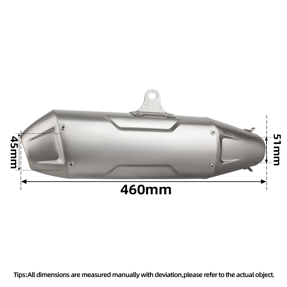 T7 Exhaust Muffler For Yamaha T700 T700S TENERE700 TENERE 700 XTZ690 2019-2026 Motorcycle High Mount Exhausts Slip on Line Tube