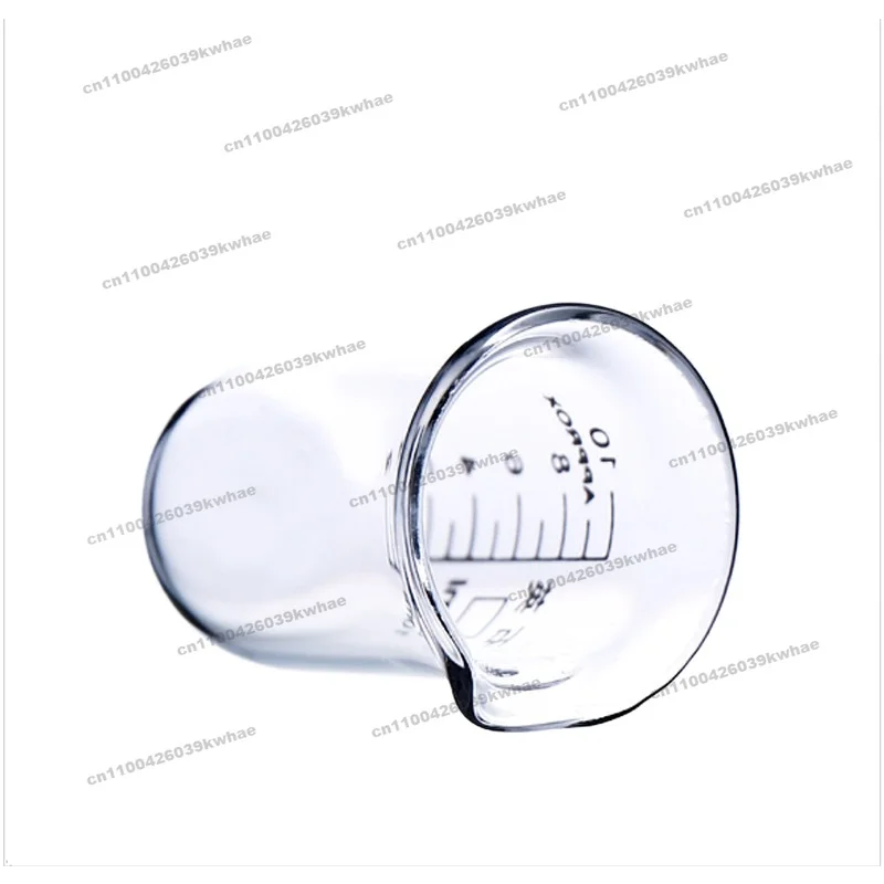 For Quartz Beaker 150ml High Temperature and Corrosion Resistance with Complete Scale Specifications
