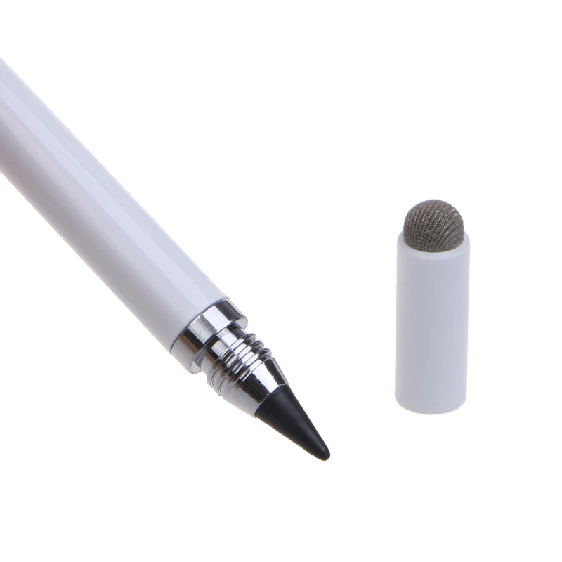 High-Sensivity Fiber and Cloth Capacitive Stylus 3-in-1 3-tip Universal for Touch Screen Pen for All Tablets Cell Phones