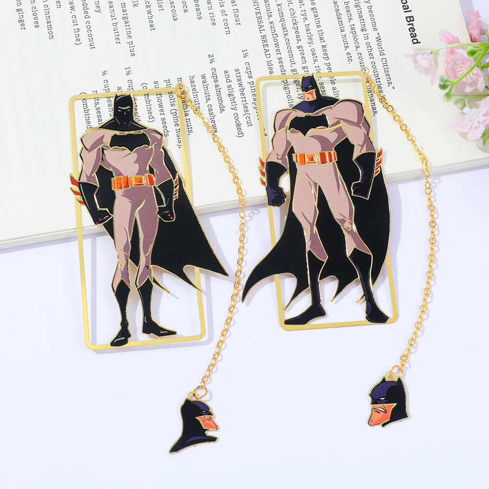 Batman Metal Bookmark for Batman Fans & Comic Collectors, Reading at Home, Office or Library, Birthday Halloween Christmas Gift