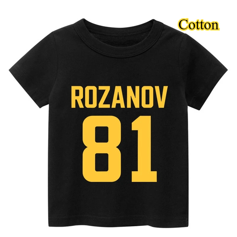 

Heated Rivalry Ilya Rozanov 81 Boston Raiders COTTON Girls Boys T-shirt Short Sleeve Kids Fashion Tees For Birthday Gift