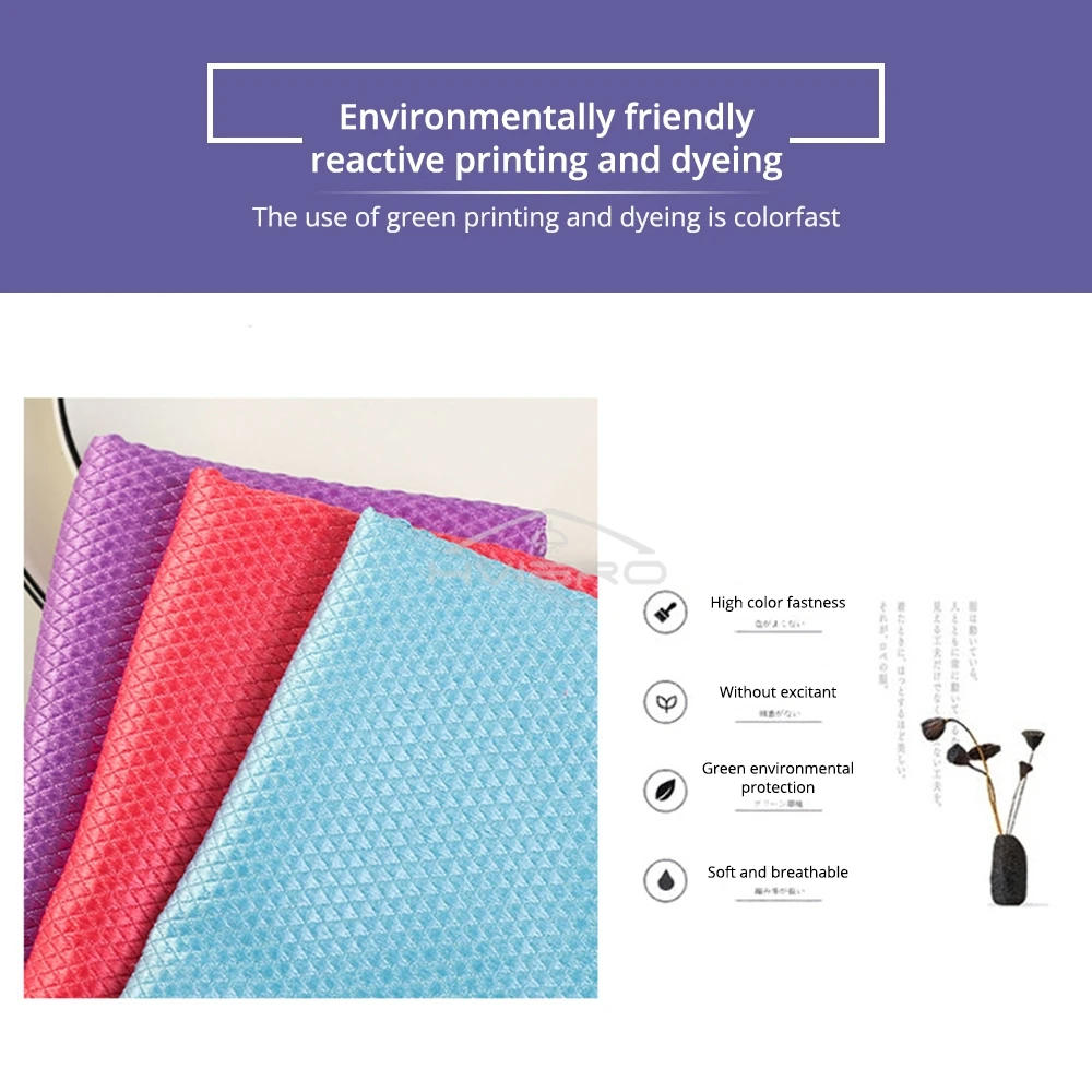 5/10Pcs Car Fish Scale Grid Wipe Glass Without Water Marks Cloth Thickened Kitchen Cleaning Towel Absorbing Wash Rag Maintenance