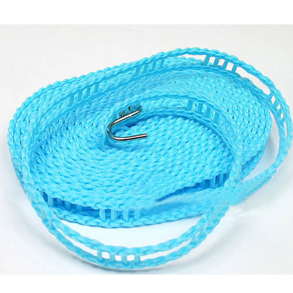 

3 Meters Adjustable Windproof Nylon Clothesline Anti Slide Drying Rope Outdoor Camping Supplies Random Color Nylon Clothesline