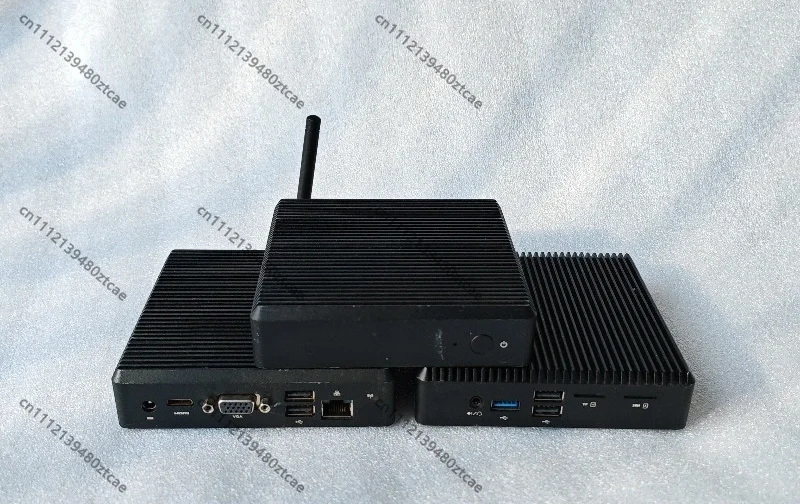 J1900 Quad Core Mini PC Micro Computer 4K Media Player Linux Desktop Host for Home Office Online Learning