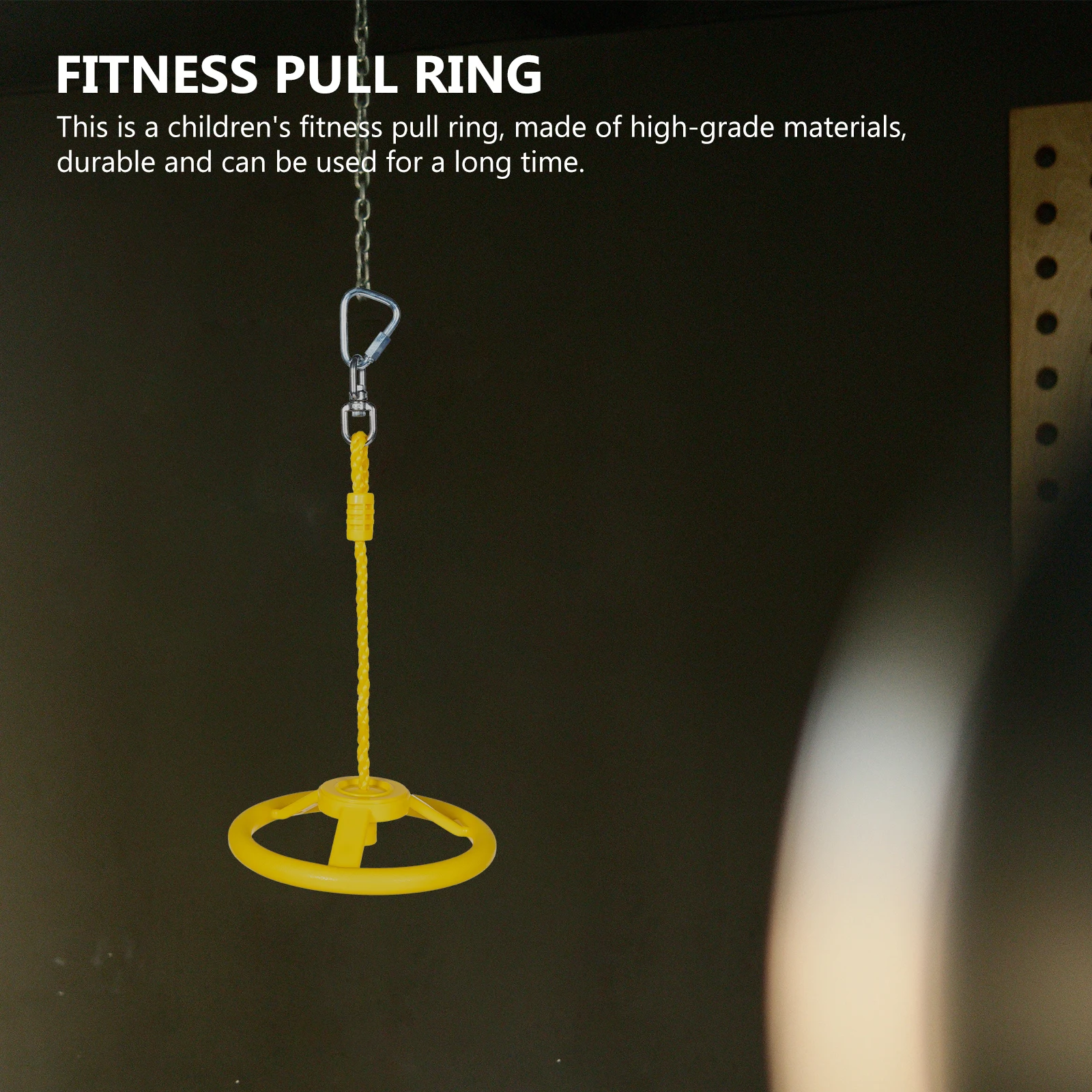 

Indoor Climbing Wheel Kids Gymnastics Children Lifting Ring Equipment Toddler Plastic Fitness Ring ABS Toy Swing