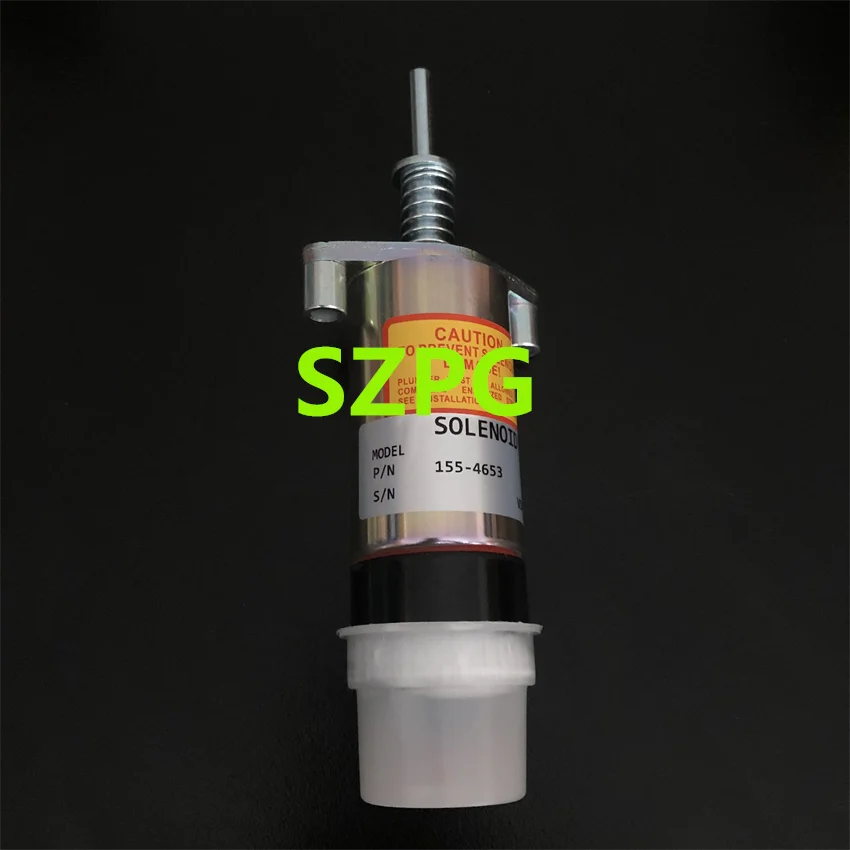 155-4653 24V Fuel Shut Down Solenoid 3E-7985 for Caterpillar Engine 3406B 3406C E330B E330C E330 1554653