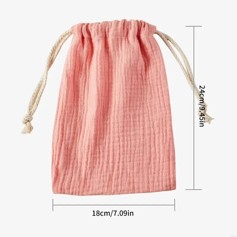 M89C حقيبة مريحة بطبقة مزدوجة برباط قطن كيس تخزين للأطفال لتخزين ملابس لعابه سهلة التركيب لعربات الأطفال #6