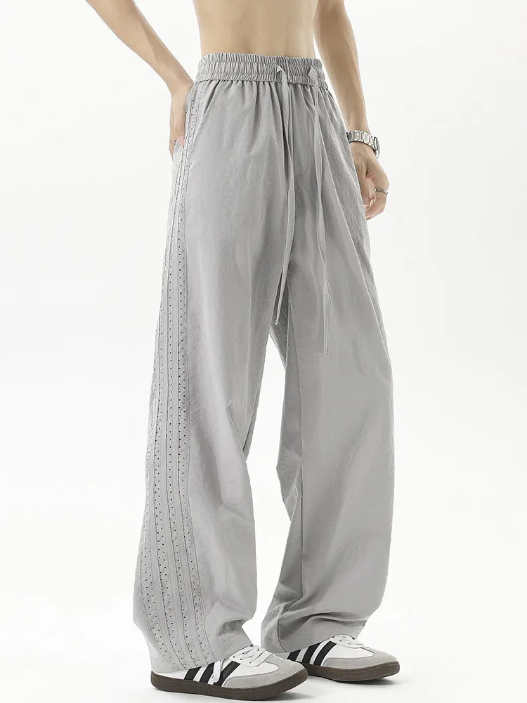 

Ice Silk Summer Thin Spor Casual Pants for Boys Middle And High School Students Qui Dry Straight Leg Pants