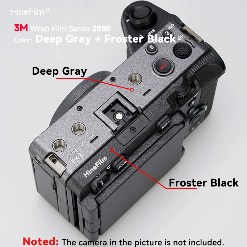 Hinefilm Skin для Sony ILME-FX3 Наклейка для камеры Sony fx3 и FX3A Наклейка для камеры Skin FX 3, защитная пленка SonyFX3