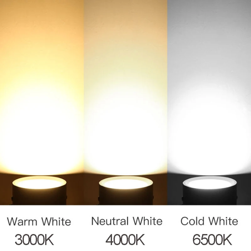 Led Downlight Spot Led Down Light Ceiling Lights Spotlight 220V 5W/10/15/25W Surface Mounted Lamp for Indoor Lighting Kitchen