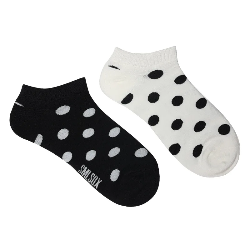 Women\'s Asymmetric AB Socks Ins Flowers Spots Coffee Ankle Sock Cartoon Colorful Sports Cotton Socks Men Women Socks Low Cut Sox