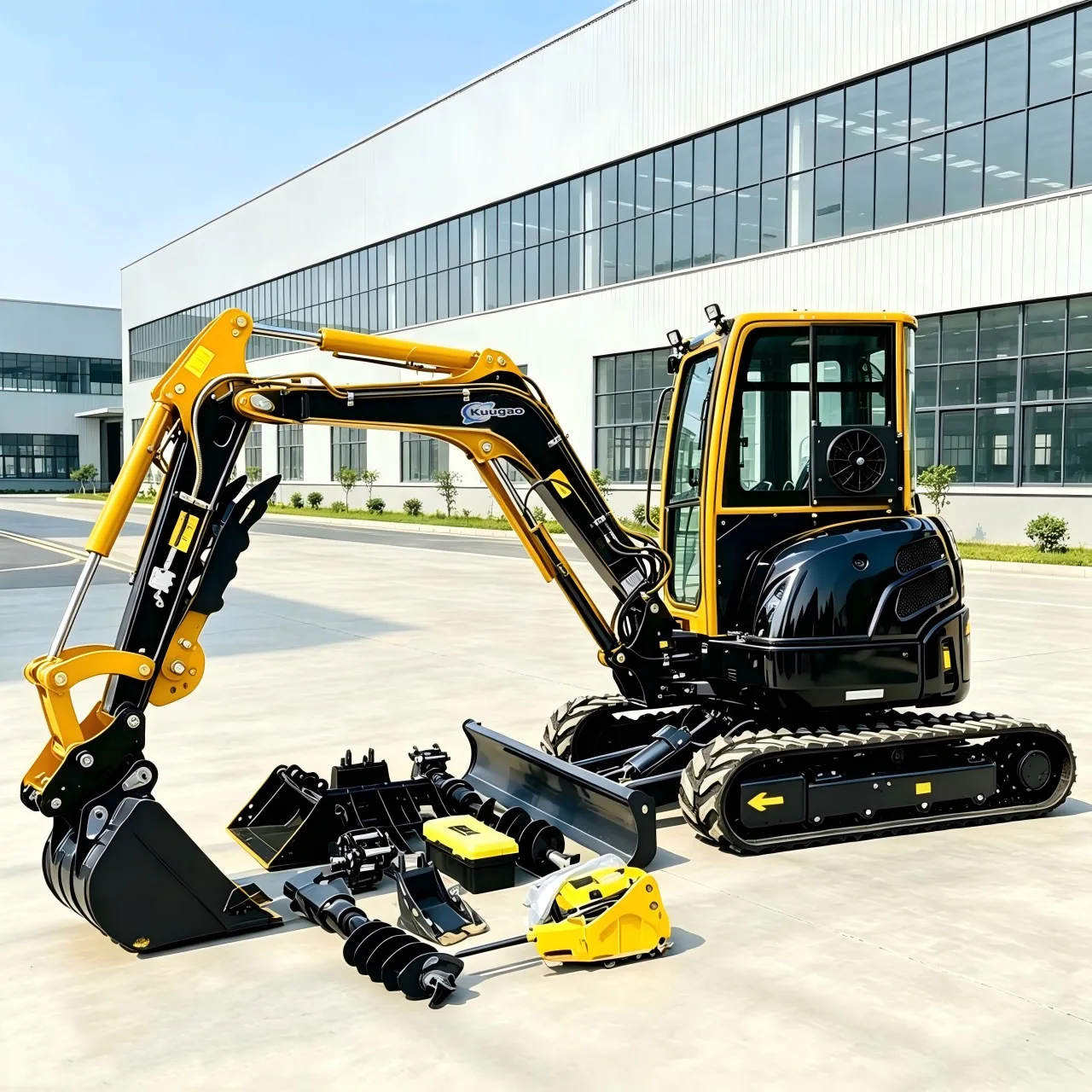 2 Ton Mini Excavator with EURO 5 Engine Crawler 1.8 Ton Home Digger Bagger Farm Tracked Excavator for Sale Customized Emission S