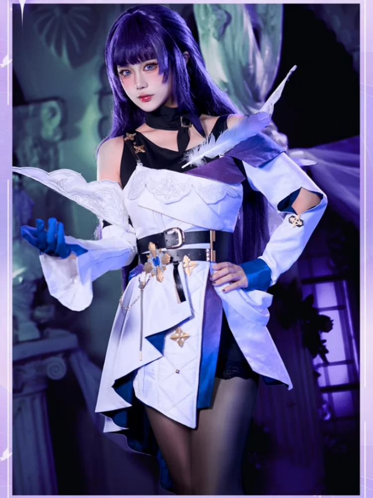 Honkai Impact 3rd Raiden Mei Cosplay Costume Anime Women Fashion Dress Uniform Role Play Clothing Carnival Halloween Suit Stock