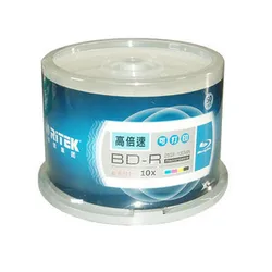 BDR 25GB Blue Ray Disc Full surface Printable Blue-ray BD-R 10X Speed Blank disc