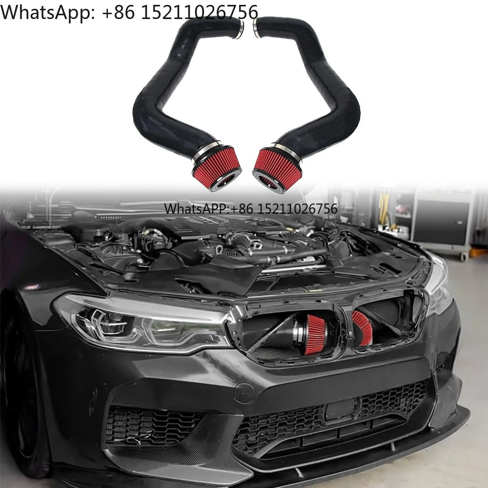 2020+ for BMW F90 M5 M8 G30 2020+ M550I Full Front Mount Cold Air Intake Kit High Flow Performance Product Air Filters